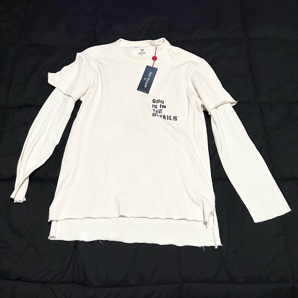 True religion Distress sweater